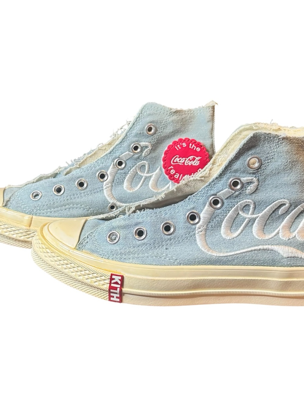 Kith X Converse X Coca Cola Sneaker Shoes No Laces Fair Condition Men’s 4.5
